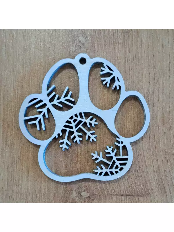 Vánoční ozdoba - tlapka