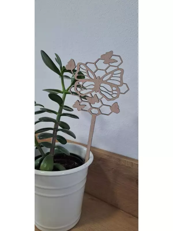 Zapichovátko do květináče - motýlek